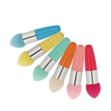 1 шт. пулевидная головка ручка яйцо макияж смешивание губок основа Мягкая косметическая пуховка Горячая пудра гладкая Красота Новинка