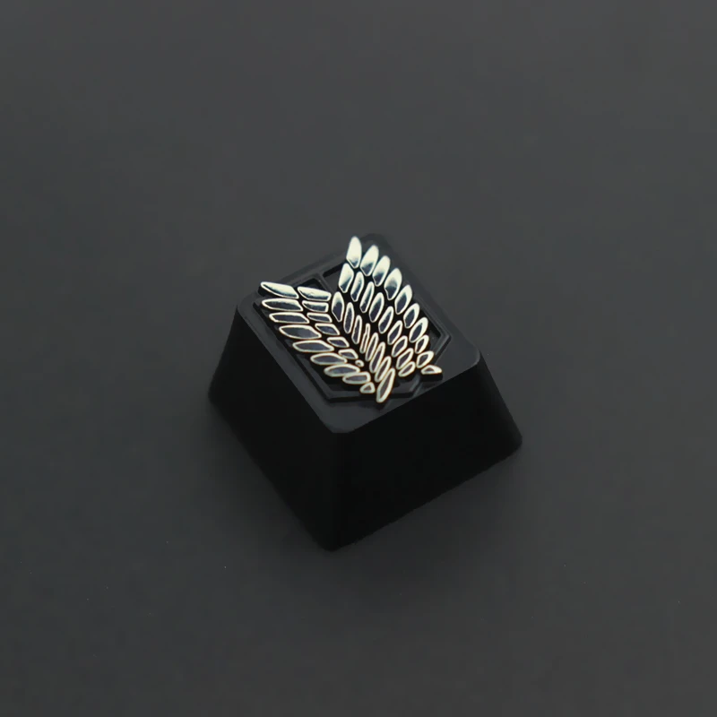 Ataque em Titan Mecânico de Alumínio Keycap para Personalização para pc Keycap Anime Zinco-teclado Teclado Mecânico r4 Altura - Imagem 6