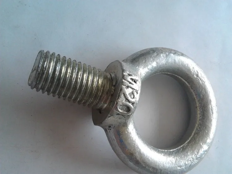 M6 M12 Galvanized DIN580 eye bolt pin lifting rigging hardware,boat