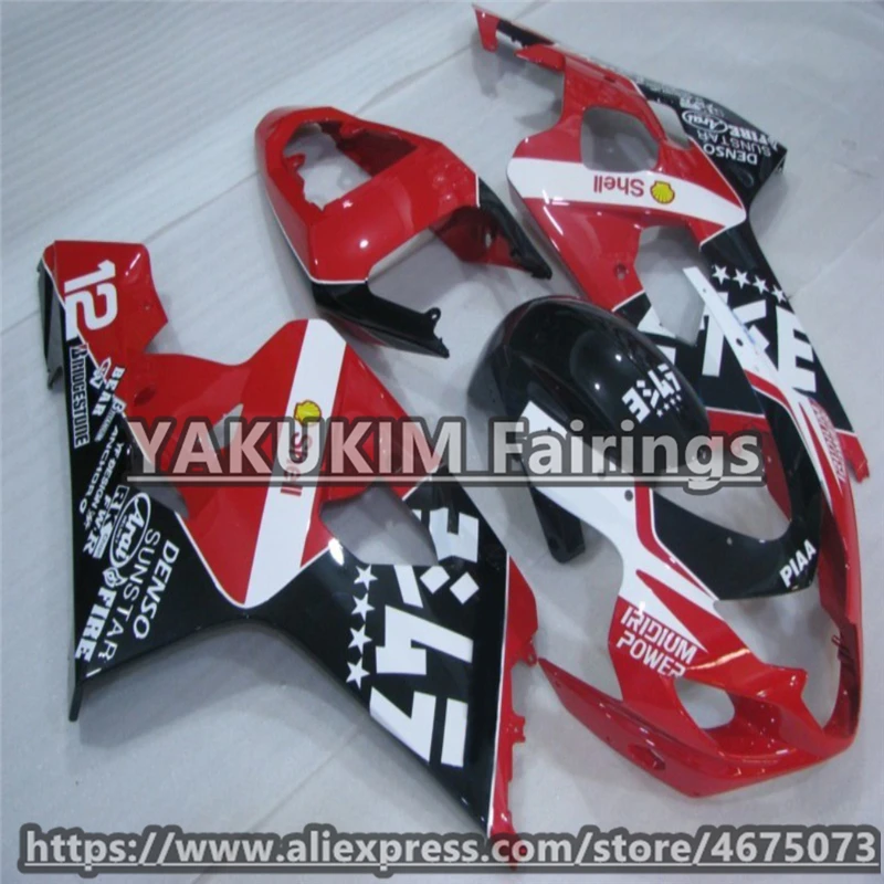 ABS инъекции Обтекатели для SUZUKI GSXR 600 750 k4 2004 2005 мотоцикл обтекатель GSXR600 GSXR750 K4 04-05