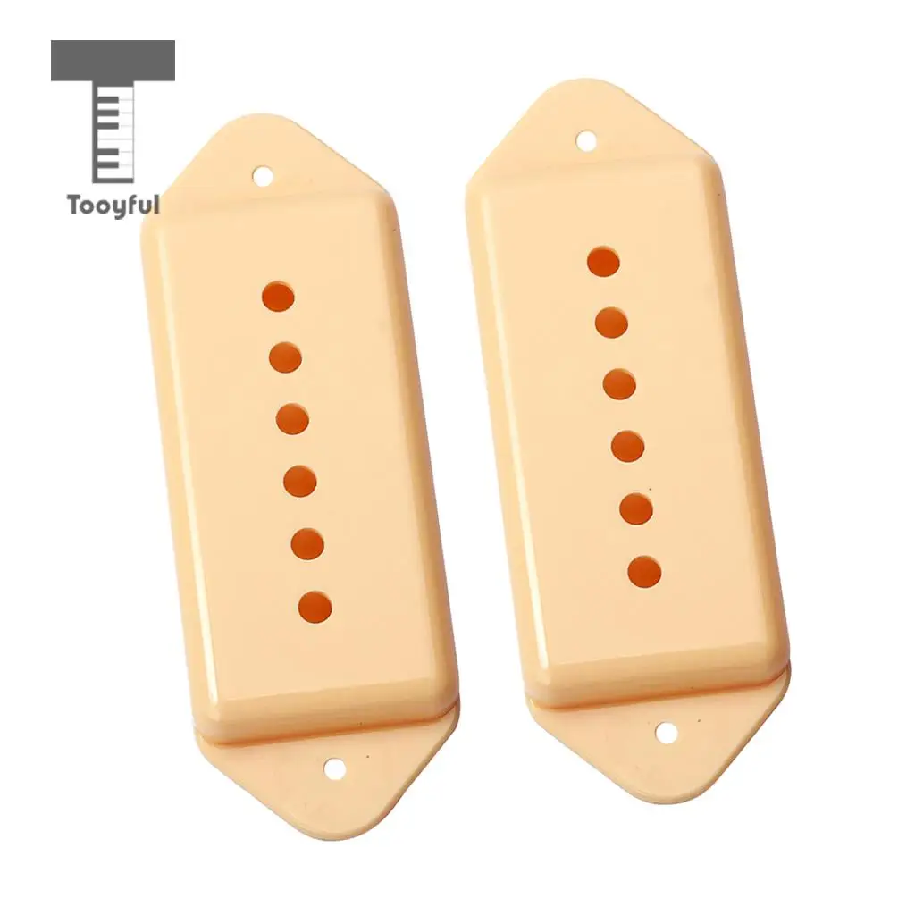 2PCS Guitar Single Coil Pickup Covers Dogear Style for Electric Guitar Replacement Parts