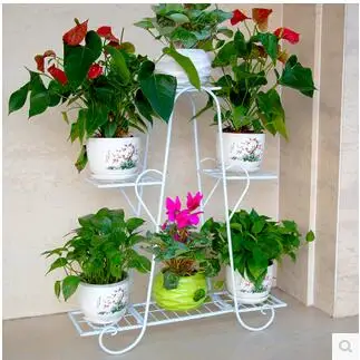 

Multilayer shelf ou shi, wrought iron balcony ground sitting room jardiniere ground showy flower more than other meat