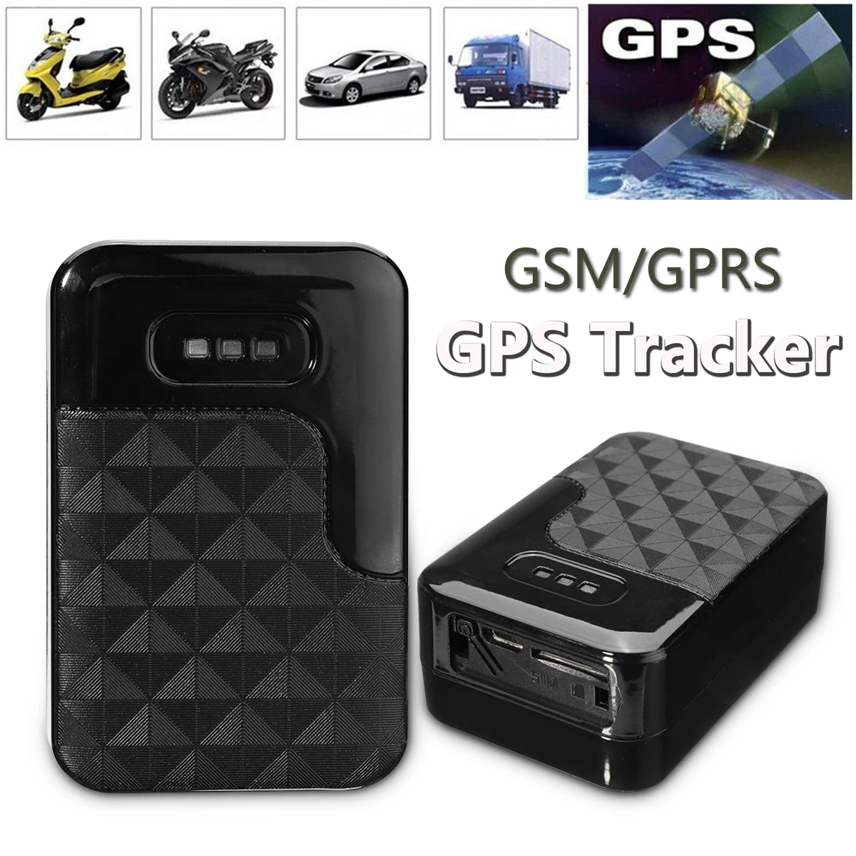 

1Pcs GPS Tracker Car Real Time Vehicle GPS Trackers Long Stand GSM Tracking Device Phone Remote control Global GPS Locator