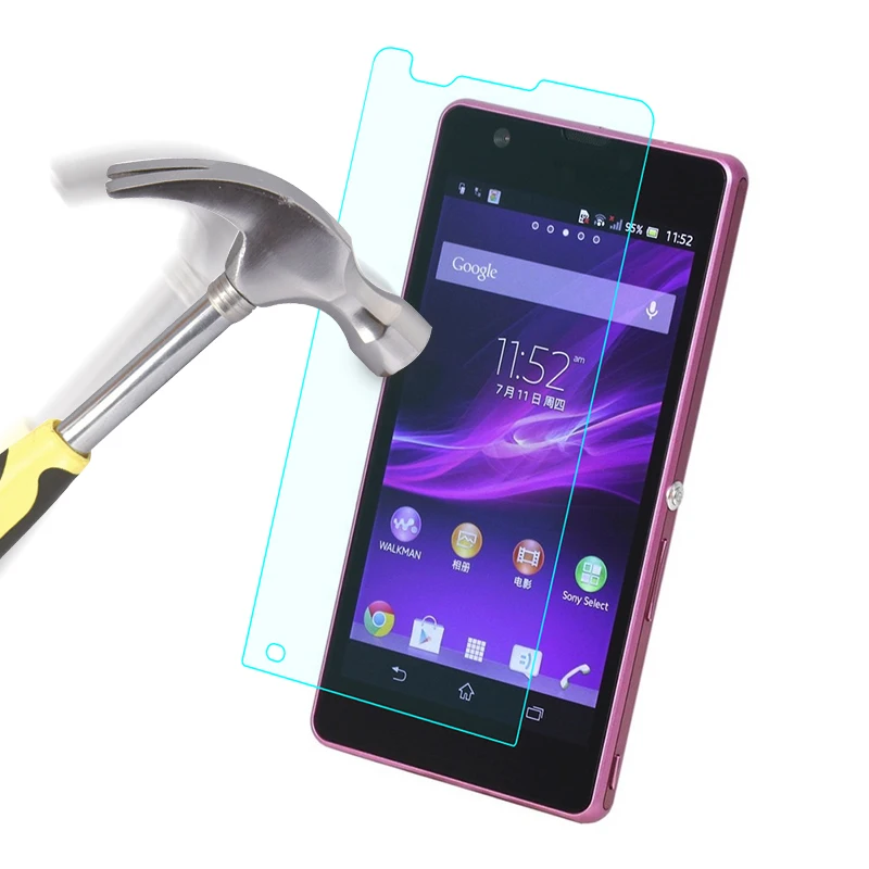 Защитное стекло закаленное для Sony Xperia M2 M4 Aqua M5 E4G ZR M36H M35H S36H XPL S39H XPC|Защитные стёкла
