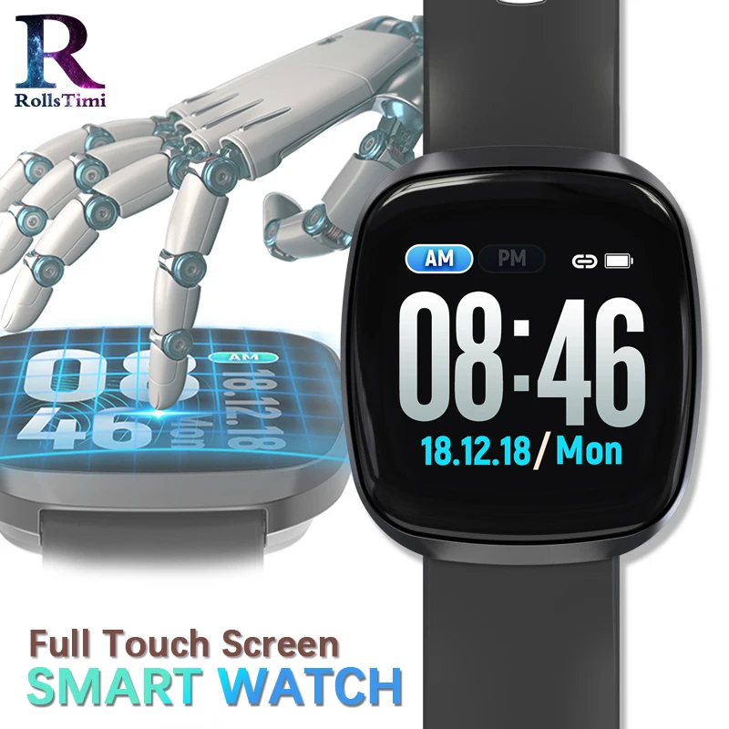 

Men's Smart Watches Waterproof Digital Sports Wristband Women Fitness Tracker Heart Rate Blood Pressure Smartwatch IOS Android