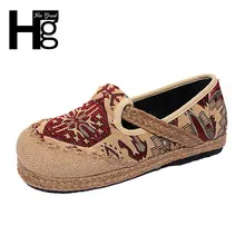 HEE GRAND/Пекин Стиль женская обувь народный обычай Весна Культурный женские тонкие туфли Размер 35–40 XWD5279
