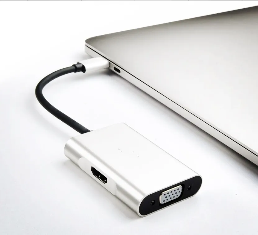 

A20VH laptop adapter HDMI 4K HD Type-c adapter to HDMI/VGA DK