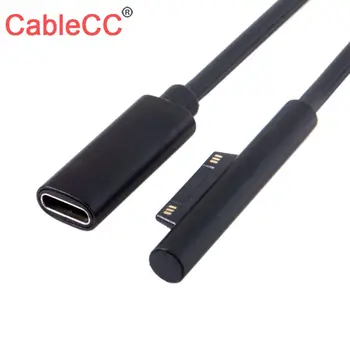

Chenyang 10pcs/lot Type-C USB-C Female DC 15V to Surface Pro3 Pro4 Pro5 Pro6 Book Pro Charge Cable