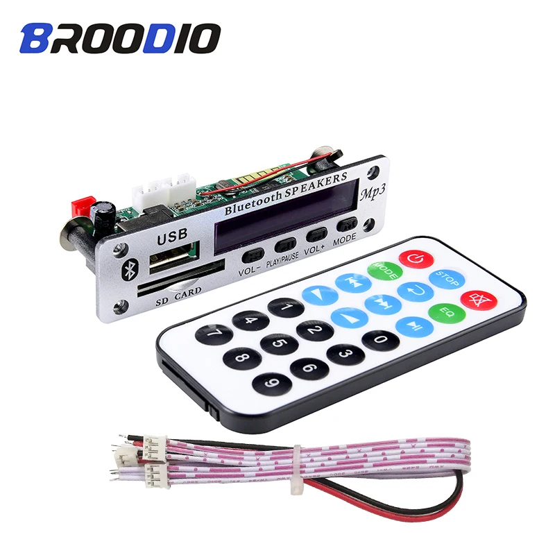 

MP3 Player Bluetooth Decoder Board USB MP3 Lossless Music Player APE Decoding 12V Wireless Audio Module Color Screen For Car