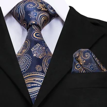 Hi-Tie брендовые дизайнерские роскошные шелковые галстуки для мужчин модные синие Пейсли шёлк-жаккард тканый галстук без запонки галстук CZ-001 Hi-Tie брендовые дизайнерские роскошные шелковые галстуки для мужчин модные синие Пейсли шёлк-жаккард тканый галстук без запонки галстук CZ-001