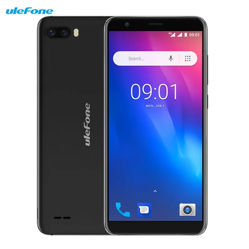 

Ulefone S1 Pro 4G Smartphone 5.5 inch Android 8.1 MT6739WA 1.3GHz 1GB RAM 16GB ROM 13.0MP+5.0MP Face ID 3000mAh Mobile Cellphone