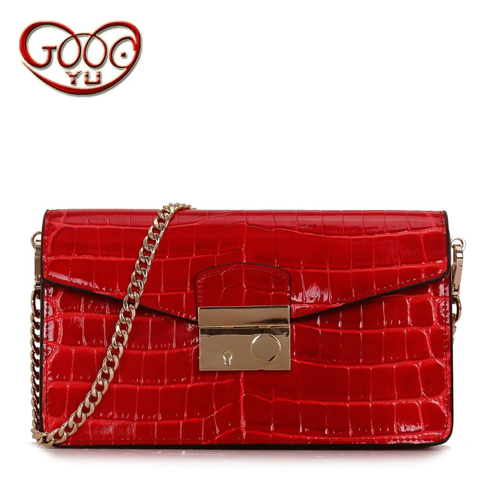 

Europe and the United States fashion package trend shoulder oblique cross hand bag leather python pattern female package