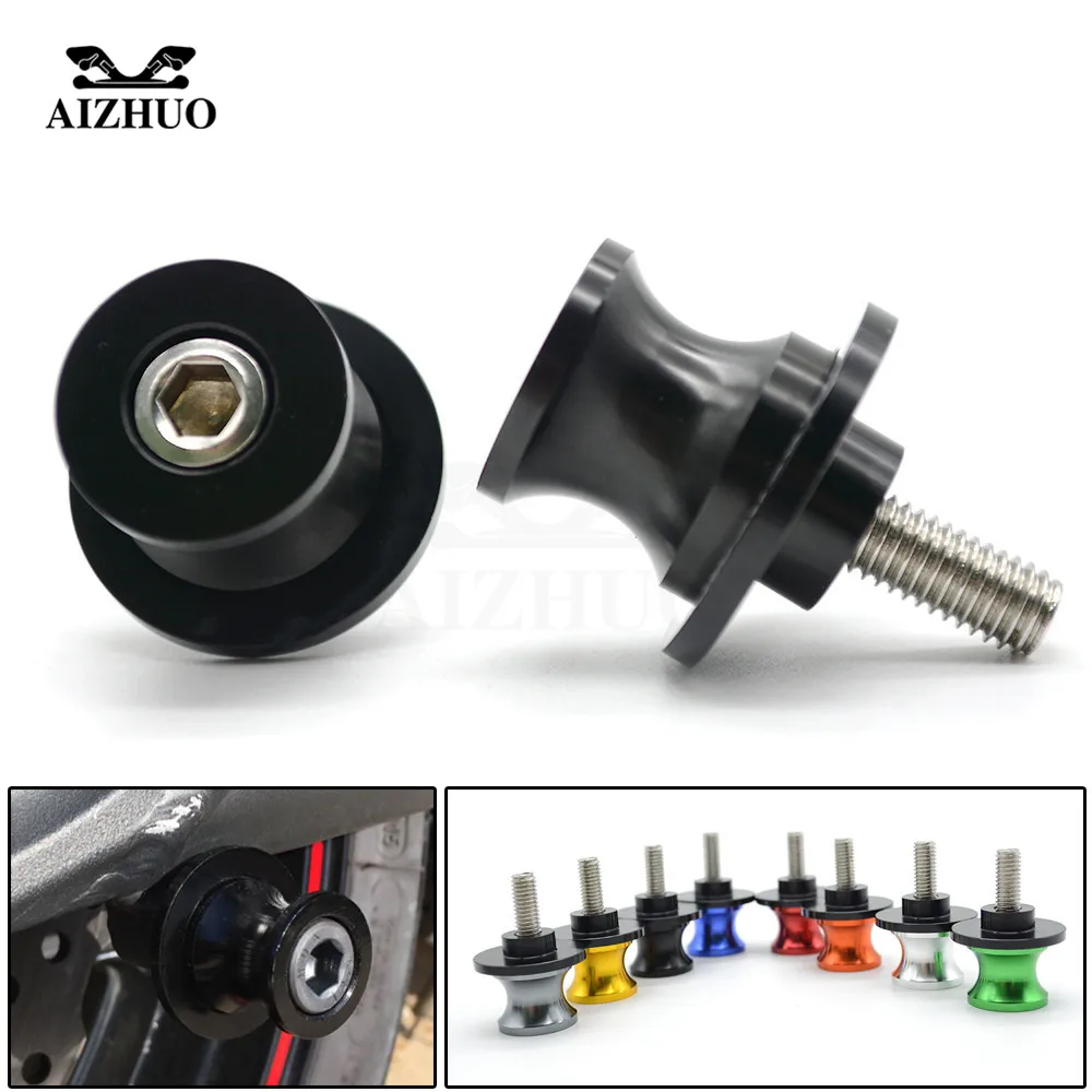 10mm Motorcycle Accessories Swingarm Spools slider stand screw For kawasaki ER6N Z750 Z750R Z250 NINJA 250 300 Z1000 1000 Versys