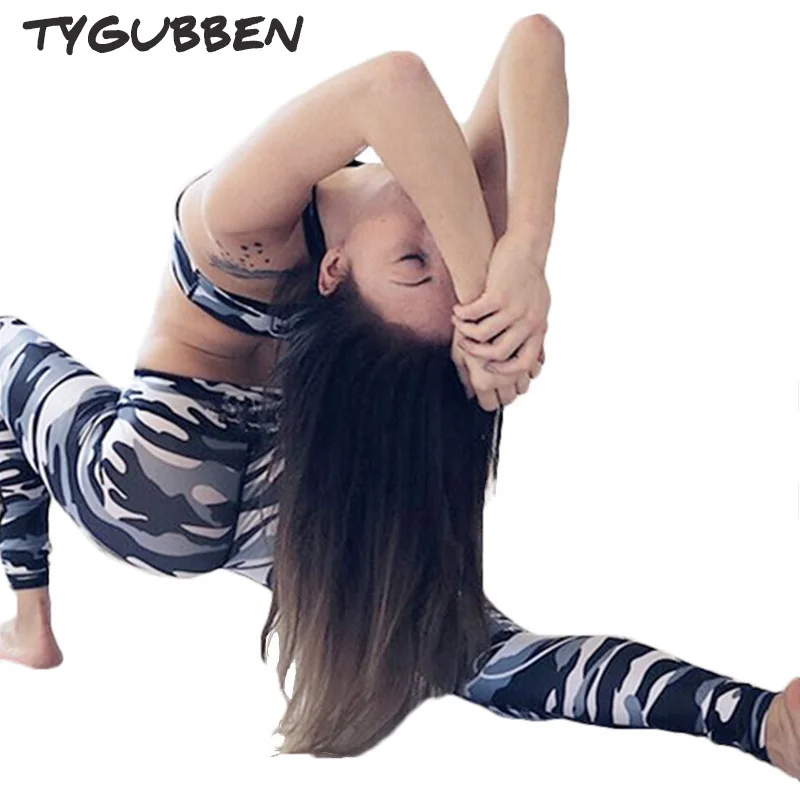 TYGUBBEN 2018 Women Camouflage Leggings High Elastic Skinny Legging Summer Autumn Slimming Women Leisure Jegging Leisure Pants Leggings