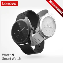 Lenovo Smart Watch Fashion Watch 9 Sapphire Glass Smartwatch 50 Meters Waterproof Heart Rate Monitor Calls Information Reminding