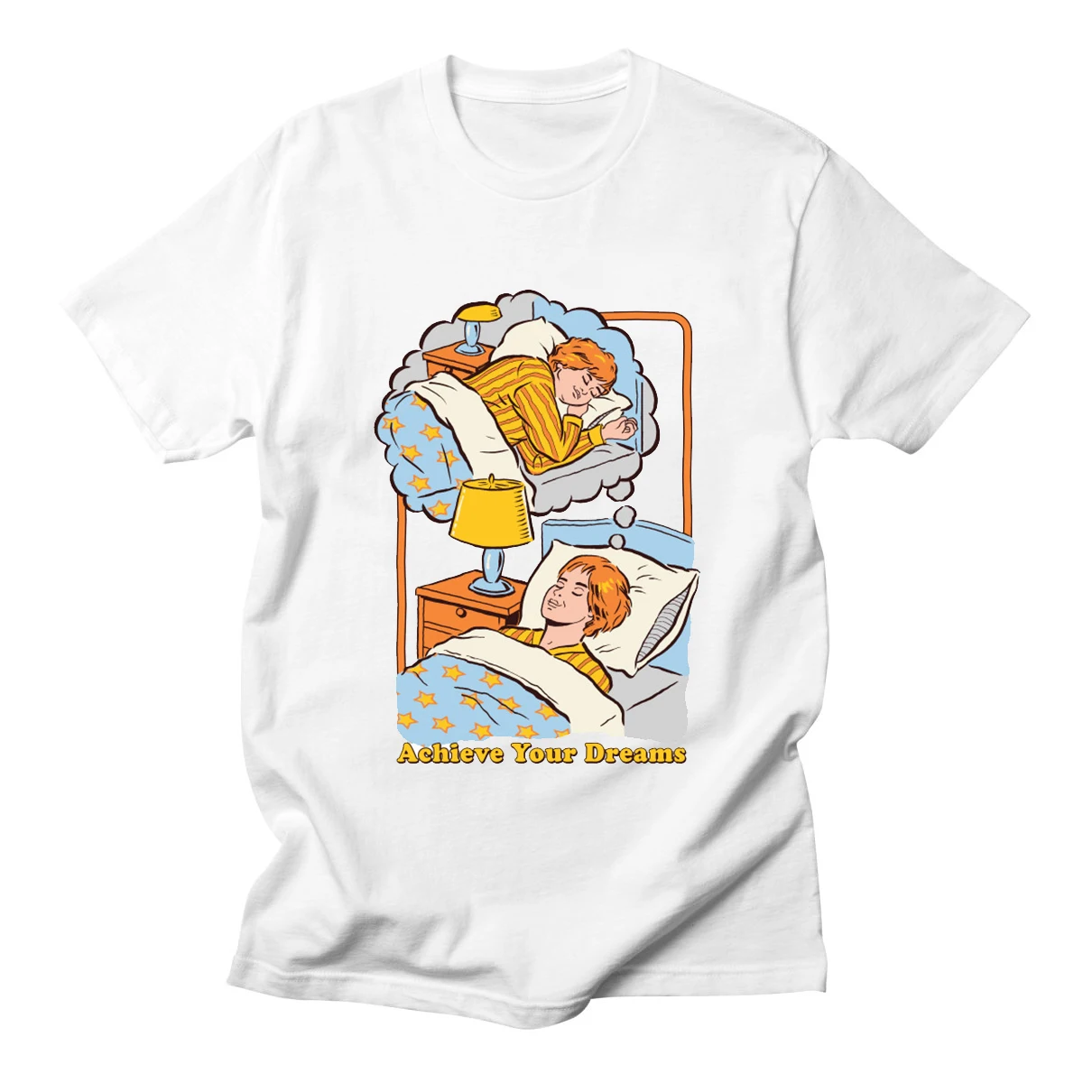 

Let's Summon Demons T-shirts Men Achieve Your Dreams Kids Funny Afternoon Snack Occult Devil Lycra Men's T Shirts