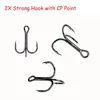 Balleo 20pcs/lot 1/0 2/0 3/0  CP Point Treble Hook 2X strong for huge big sea fishing Tuna Fishing with  inverted T Groove ► Photo 3/5