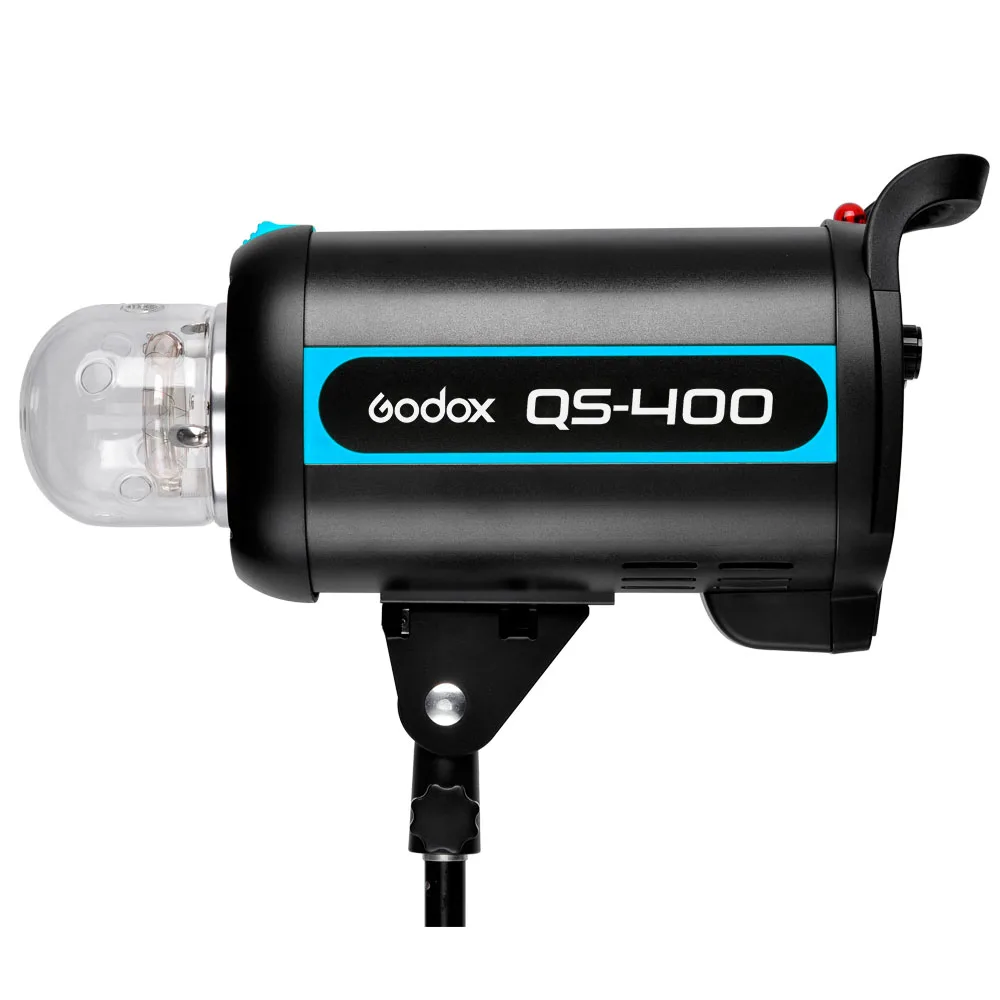 Godox QS400 5600 К 400Ws 110 В~ 220 В студийный стробоскоп фотовспышка лампа освещения 0,3~ 1,5 S время перезарядки 8A предохранитель для студийных фотографов