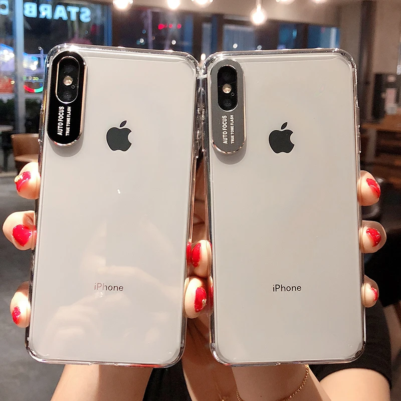 Акриловые ТПУ прозрачные чехлы для iPhone X XS Max XR прозрачный силиконовый Полный Чехол для iPhone 6 6s 7 8 Plus X противоударный чехол для телефона