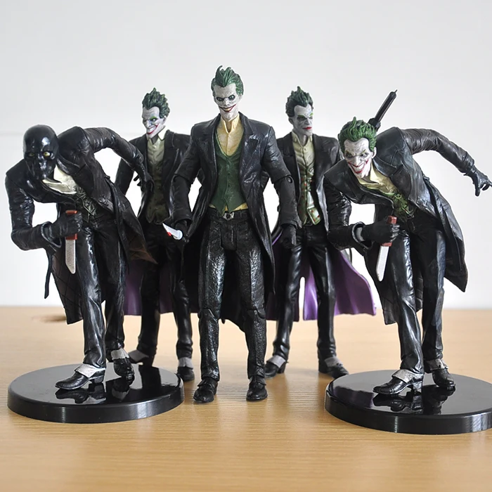 

14/18cm DC Batman The Joker PVC Action Figures Collection Model Toy 5 Styles The Joker Free Shipping