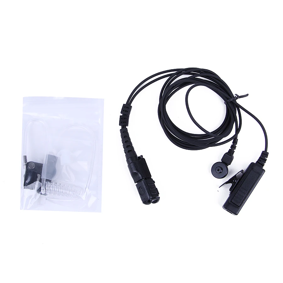 

Surveillance Air Tube PTT Earpiece Headset Mic for Motorola DP2400 XiR P6620 MTP3250 MTP3200 Two Way Radio Walkie Talkie