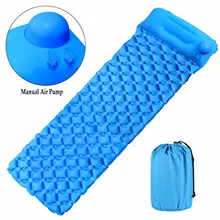 Ручной пресс воздушный матрас надувной матрас для отдыха на открытом воздухе пляжный спальный мешок коврик быстрое наполнение воздух Водонепроницаемый туристический коврик