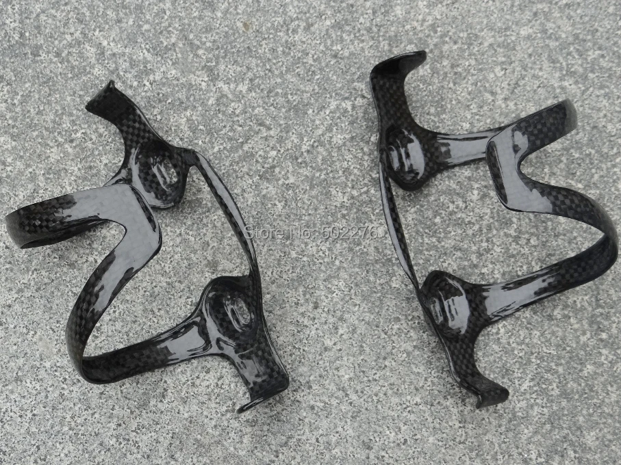 

3K Carbon Cycling Water Bottle Cage for Cyclocross Road Mountain Bike MTB - 2 pcs cages CG028