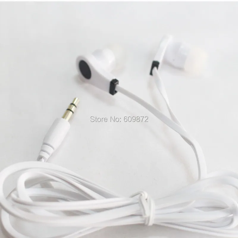 Linhuipad In Ear Disposable Earphones Cheap Earbud Bulky Earpiece For School kids rental cars trains fitness center hoppital