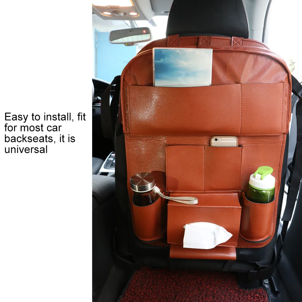 Onever Premium Car Backseat Organizer with Foldable Table