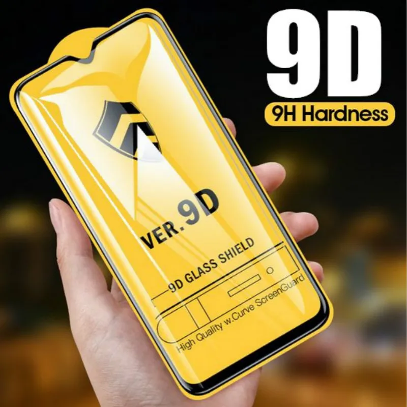 

9D Full Cover Tempered Glass For Xiaomi Redmi 7 6Pro 6A 5Plus Note 7 6 5 Pro 4X 4Pro Screen Protector For Mi 9 9SE A1 A2 F1 Film