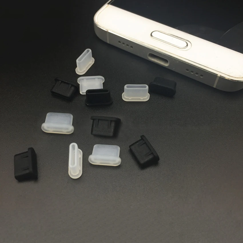 2 قطعة نوع C مكافحة الغبار المكونات مجموعة USB نوع-C ميناء اكسسوارات الهاتف المحمولة لسامسونج غالاكسي S8 s9 plus لهواوي P10