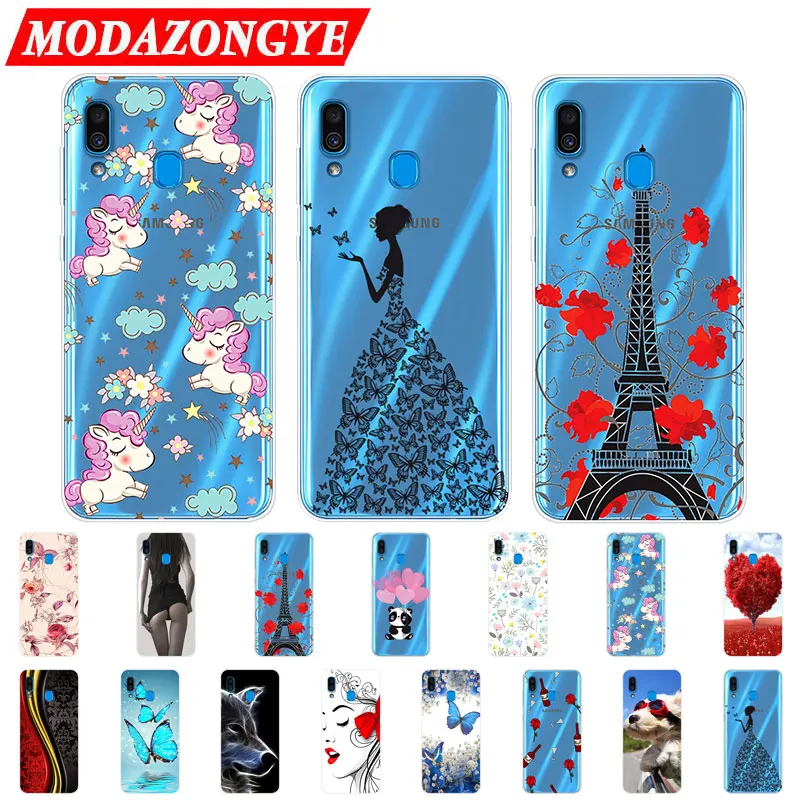 

For Samsung Galaxy A30 Case Silicone TPU Protective Cover Phone Case For Samsung A30 A305F A305 A 30 SM-A305F A10 A50 Case Soft