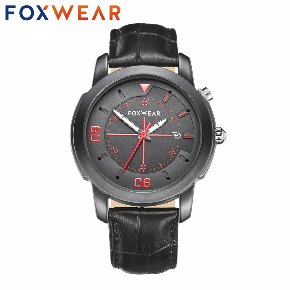 

FOXWEAR Bluetooth Smart Watch Health Clock Waterproof 3ATM IP67 Quart Sports Smartwatch Fitness for iPhone Android Long Standby
