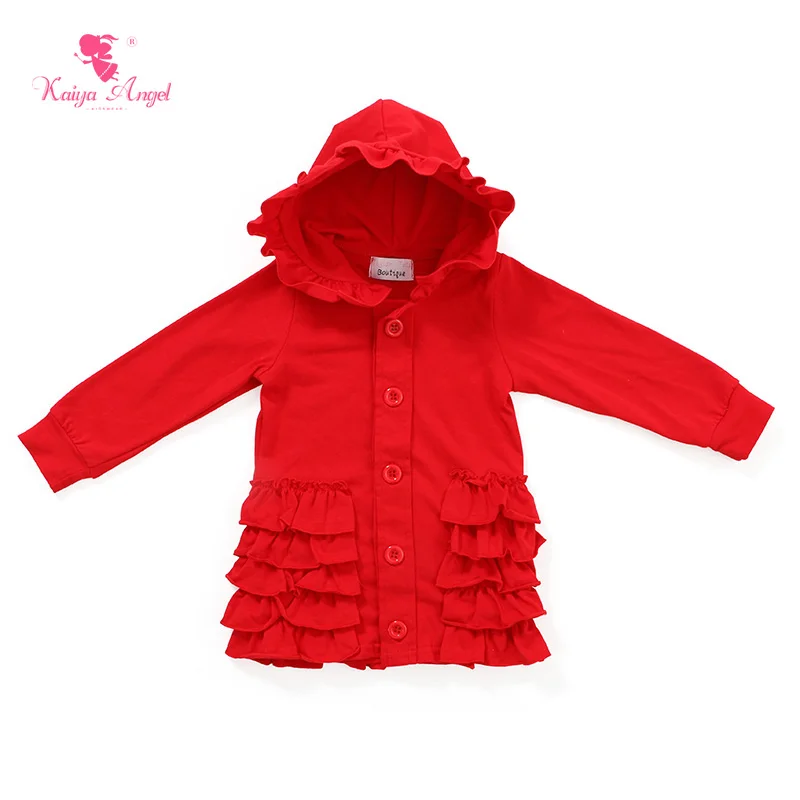 

Kaiya Angel Hoodies Coats Christmas Girls clothes Winter Red Cotton Jacket Baby Girl Outerwear Clothes Long Sleeve Fall