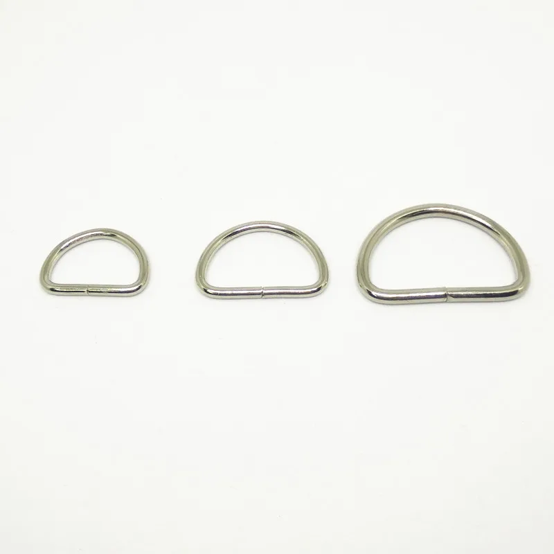 2pcs 15mm 20mm 25mm Metal D ring buckles camera shoulder strap buckle DIY Needlework Luggage Sewing handmade Bag purse buttons (6)