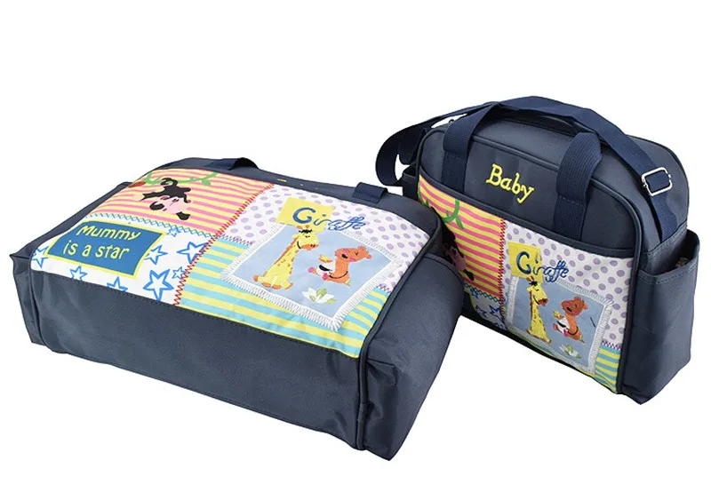 MOTOHOOD 4pcs Baby Diaper Bag Sets For Mom Cute Animal Baby Stroller Bag Organizer Fashion Maternity Bags Handbags For Moms (3)