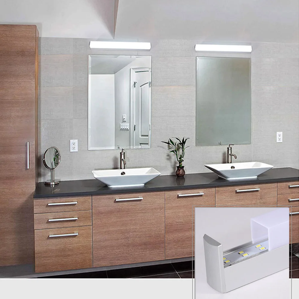 LED Wall Lamp 12W 16W 22W Waterproof Bathroom Wall Light Cabinet Mirror Lamp Dressing Room Kitchen Lighting AC85-265V