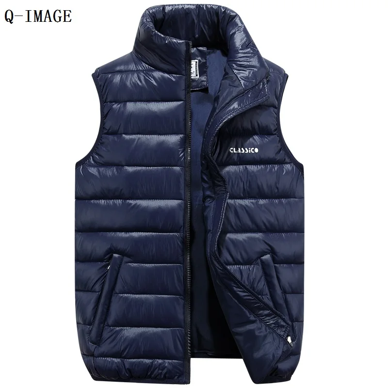 High end fashion New 2015 Autumn and Winter Lovers Down Cotton Vest Women and Men Vests