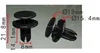 shhworldsea 100pcs/300pcs Front Bumper Retaining Clip for Hyundai 86595-2T500 automtove clip and fastener car plastic clips ► Photo 2/2