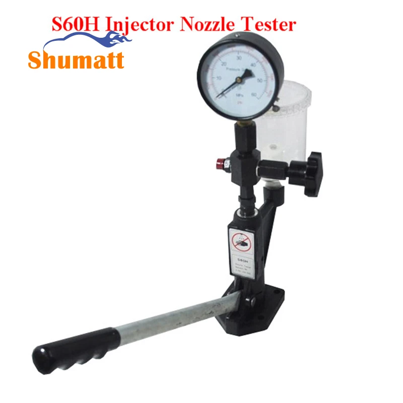 

Common Rail Injector 0-400 BAR / 0-6000 PSI 60Mpa Dual Scale Gauge Nozzle Pressure Valve Pop Tester Calibrator Equipment CRT012