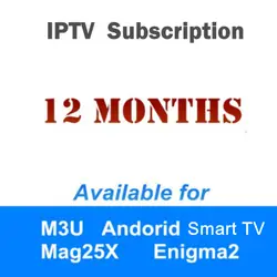 1 год арабский Italia Франция Африка Испания Европа Швеция iptv подписка поддержка Enigma2 android tv box smart tv iptv m3u