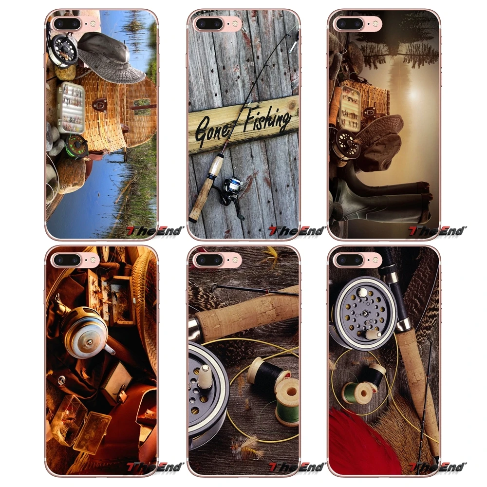 

For iPhone X 4 4S 5 5S 5C SE 6 6S 7 8 Plus Samsung Galaxy J1 J3 J5 J7 A3 A5 2016 2017 Fishing Tackle Box Fishing Lures Case