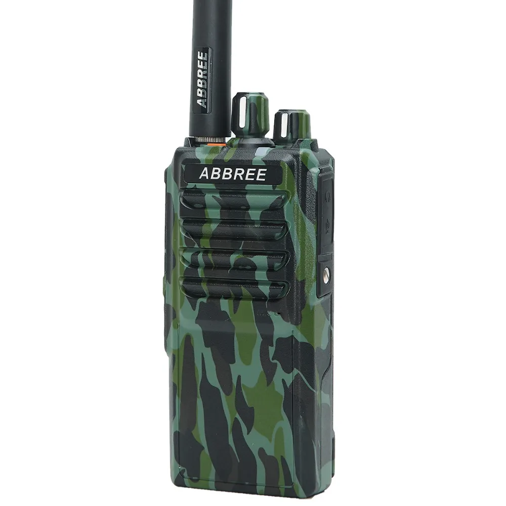 Abbree AR-25W 25 Вт высокомощная рация UHF 400-480 МГц 10 км радиус действия радио 4000 мАч батарея+ Складная тактическая антенна CS