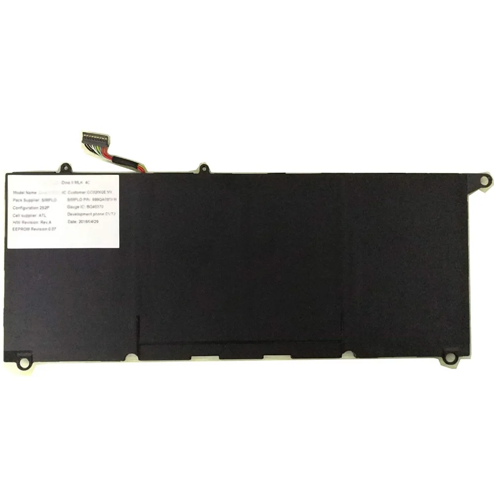 Для Dell XPS 13 9360 13-9360-D1605G 0RNP72 0TP1GT PW23Y RNP72 TP1GT 7 6 V 60Wh Аккумулятор для ноутбука |