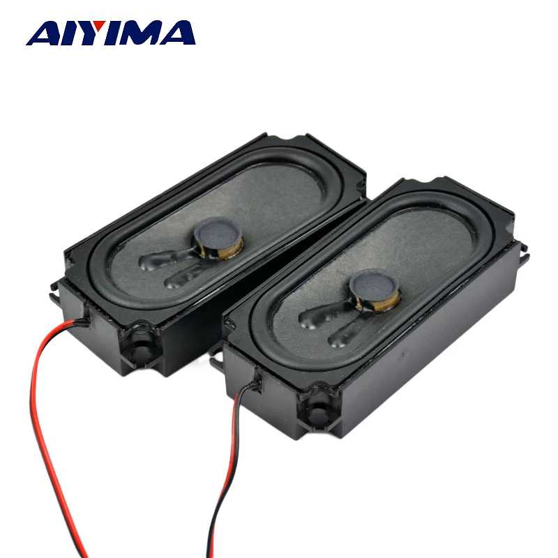 AIYIMA 2 шт Мини Портативный аудио динамик s 10045 8 Ом 10 Вт для ТВ lcd|audio speaker|portable audio speakertv