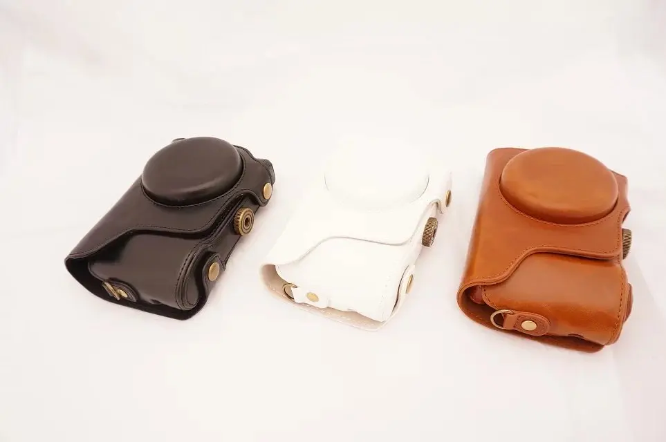 

Pu Leather Camera Case For Samsung GALAXY EK-GC100 GC100 GC200 EK-GC-200 Digital Camera Bag Black Cover