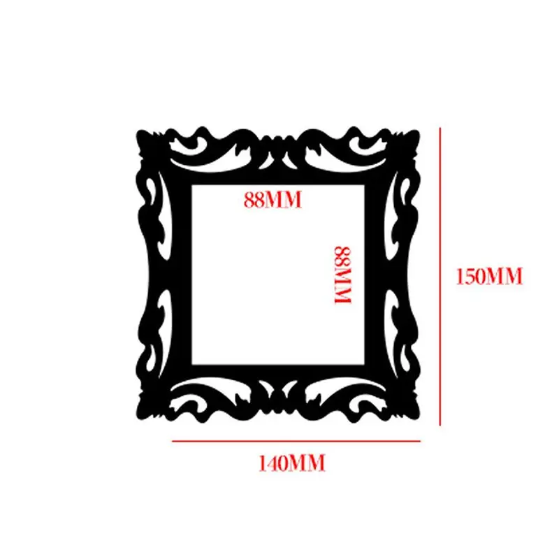 Зеркальные Сменные наклейки, объемная розетка, накладка на панель для украшения дома и офиса, наклейка на стену, товары для дома