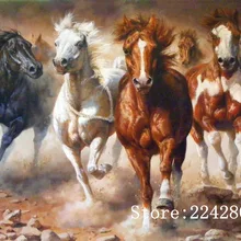 Животное бегает лошадь DMC ремесла шитье качество 14CT Счетный Набор для вышивки крестом наборы для вышивки крестиком декор стен