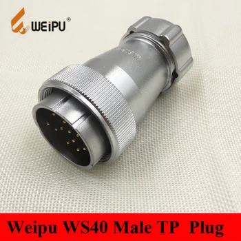 

Original Weipu Connector WS40 TP 5 9 15 26 31 Pin Male TP Metal Hose Cable Plug