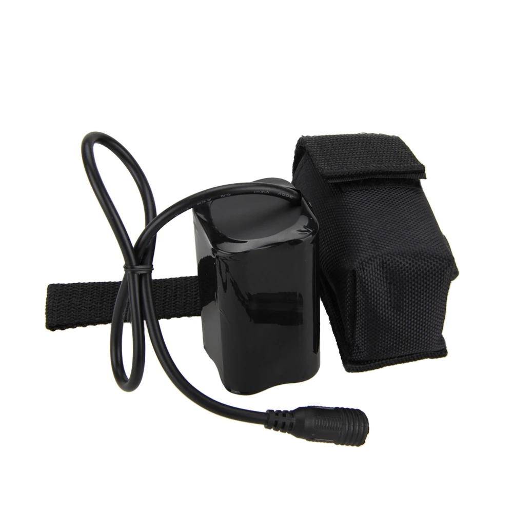 Rechargeable 4x 18650 8.4V 16000mAh Battery Pack for Bike Bicycle Light Headlamp
